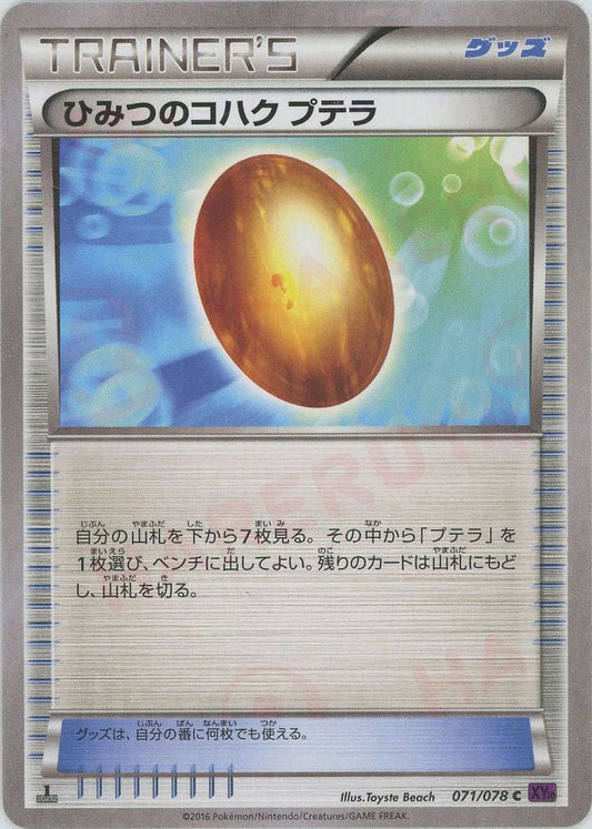 ひみつのコハク プテラ(C){グッズ}〈071/078〉[XY10] ｜ポケカ販売‧買取｜ 晴れる屋2