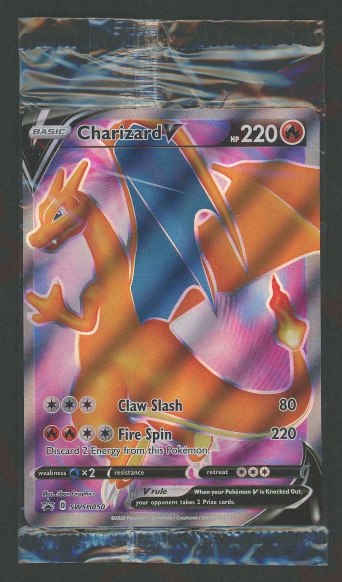 【未開封プロモ】英語版 CharizardV SWSH050 - 晴れる屋2