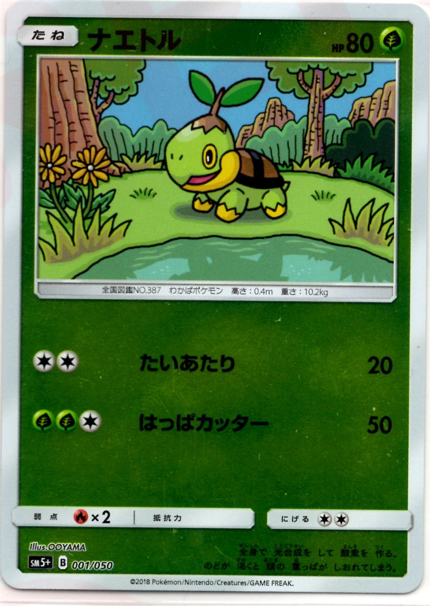 ナエトル(CP){草}〈001/050〉[SM5p] ｜ポケカ販売‧買取｜ 晴れる屋2
