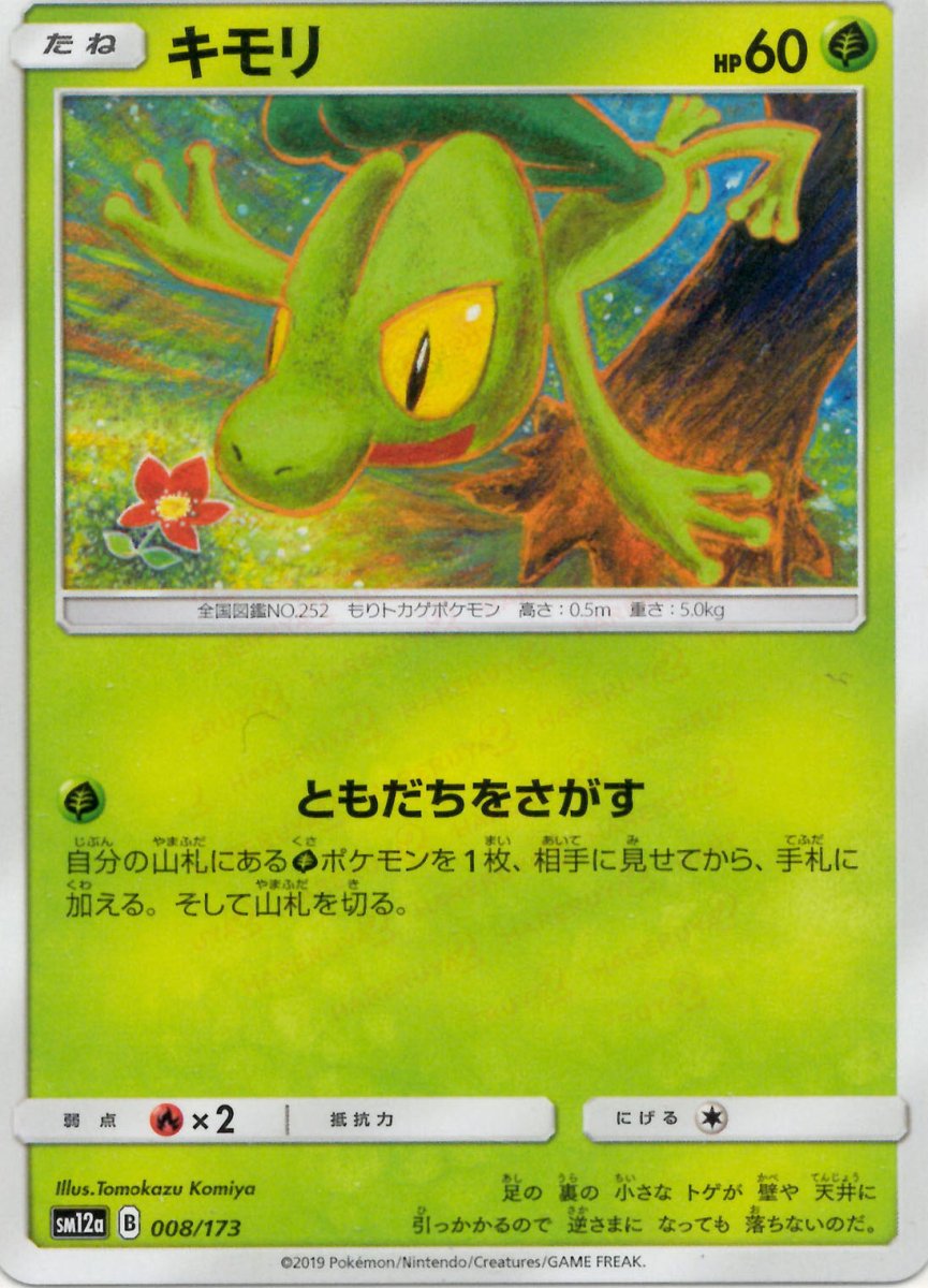 キモリ(CP){草}〈008/173〉[SM12a] ｜ポケカ販売‧買取｜ 晴れる屋2