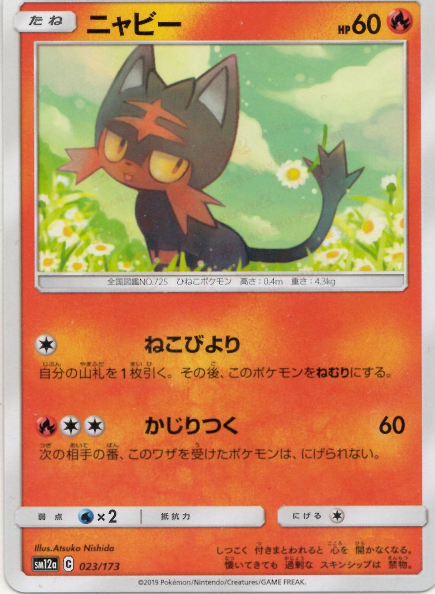 ニャビー(CP){炎}〈023/173〉[SM12a] ｜ポケカ販売‧買取｜ 晴れる屋2
