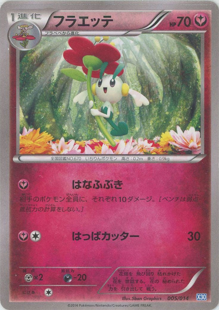 フラエッテ(D){フェアリー}〈005/014〉[X30] ｜ポケカ販売‧買取｜ 晴れる屋2