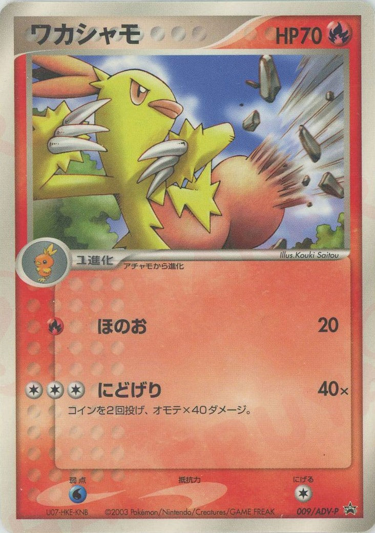 ワカシャモ(PROMO){ポケモン}〈009/ADV-P〉[AD-P]