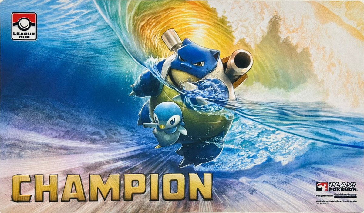 プレイマット League Cup 2019 カメックス&ポッチャマ CHAMPION - 晴れる屋2