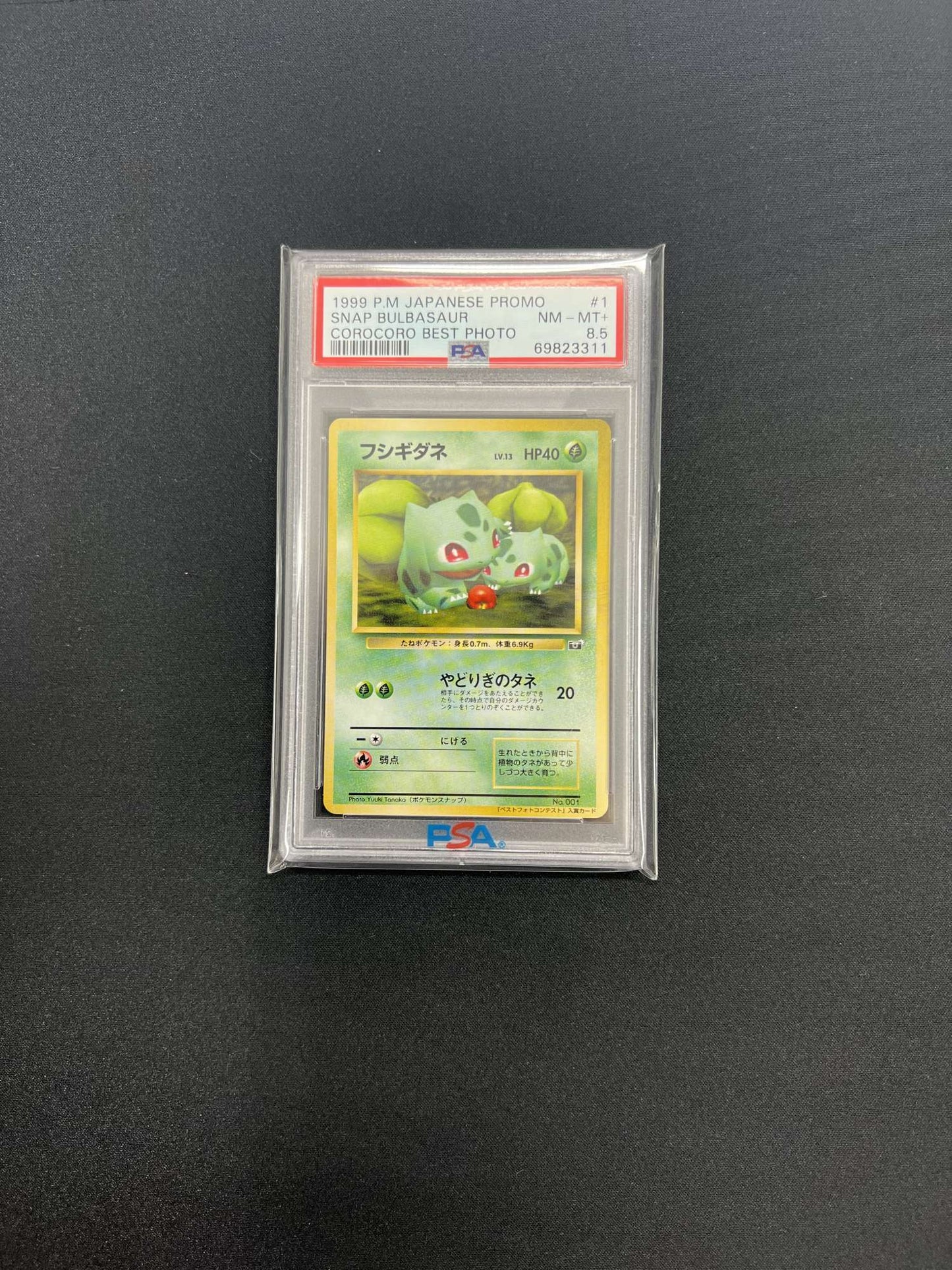 【PSA8.5】フシギダネ:コロコロスナップ(PROMO){草}〈-〉[PMCG-P]#516