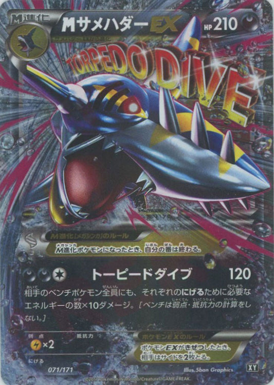 MサメハダーEX(CP){悪}〈071/171〉[XY/171] - 晴れる屋2