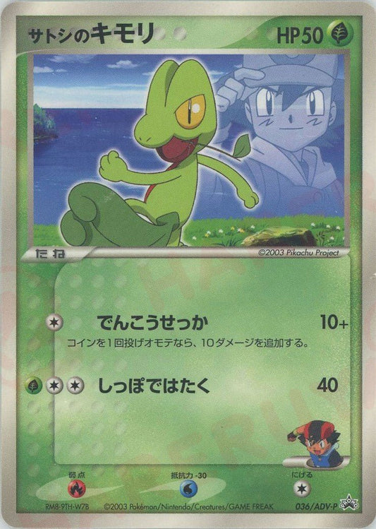 サトシのキモリ(PROMO){ポケモン}〈036/ADV-P〉[AD-P] ｜ポケカ販売‧買取｜ 晴れる屋2