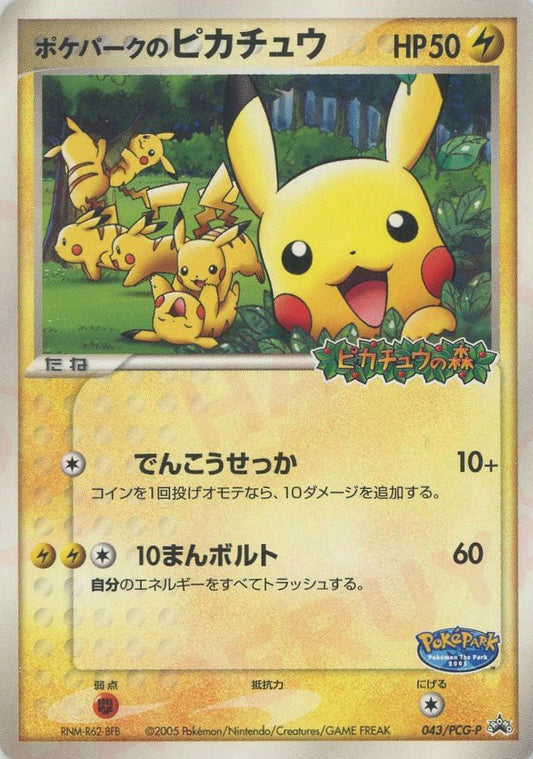 ポケパークのピカチュウ(PROMO){雷}〈043/PCG-P〉[P-P] ｜ポケカ販売‧買取｜ 晴れる屋2