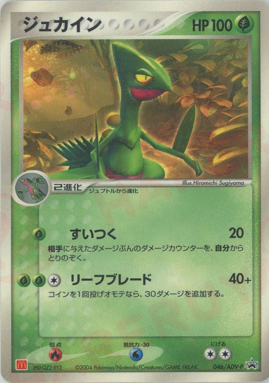 ジュカイン(PROMO){ポケモン}〈046/ADV-P〉[AD-P] ｜ポケカ販売‧買取｜ 晴れる屋2