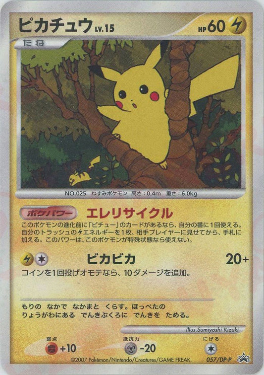 ピカチュウ(PROMO){雷}〈057/DP-P〉[DP-P] ｜ポケカ販売‧買取｜ 晴れる屋2