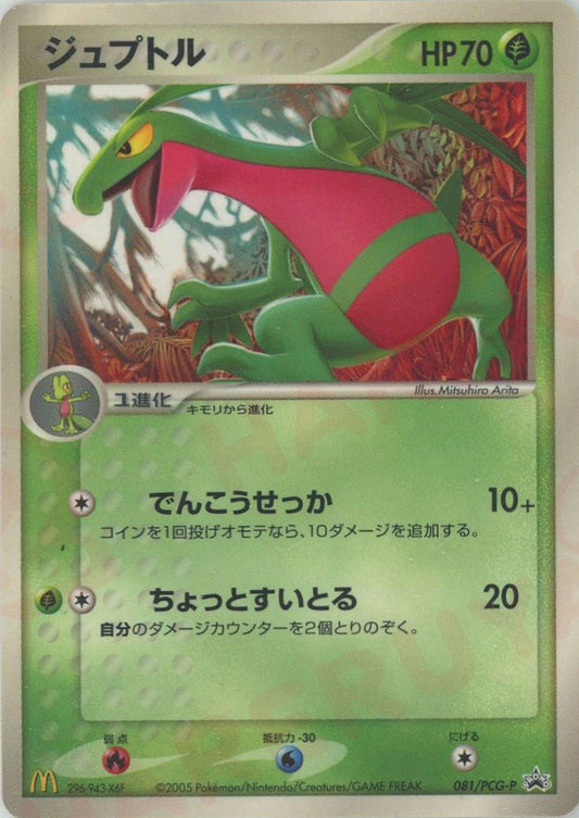 ジュプトル(PROMO){草}〈081/PCG-P〉[P-P] ｜ポケカ販売‧買取｜ 晴れる屋2