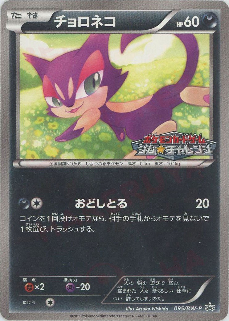 チョロネコ(PROMO){悪}〈095/BW-P〉[BW-P] ｜ポケカ販売‧買取｜ 晴れる屋2