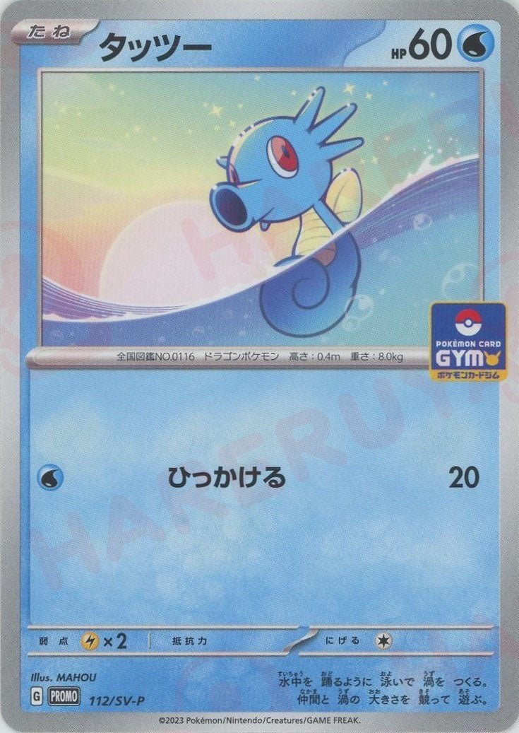 タッツー(PROMO){水}〈112/SV-P〉[SV-P] ｜ポケカ販売‧買取｜ 晴れる屋2