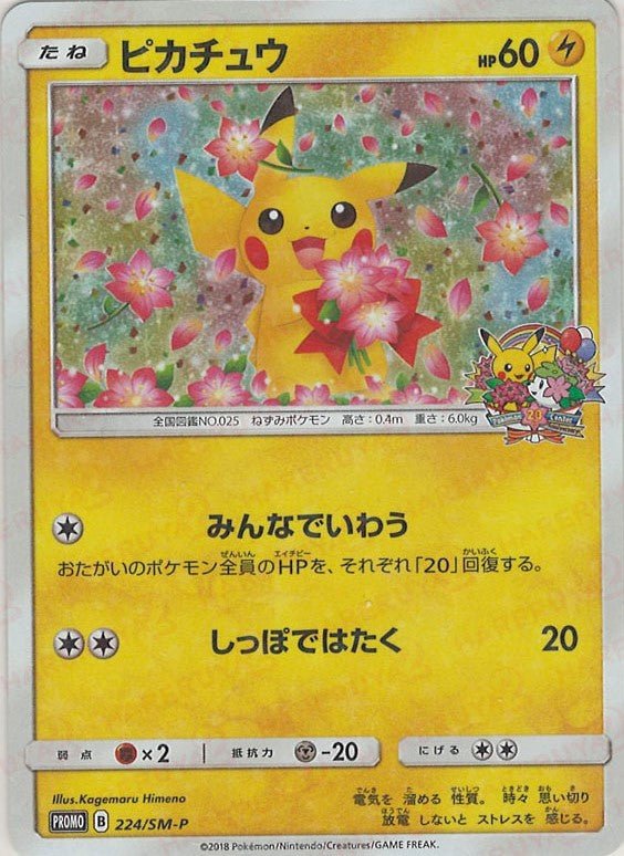 ピカチュウ(PROMO){雷}〈224/SM-P〉[SM-P] ｜ポケカ販売‧買取｜ 晴れる屋2