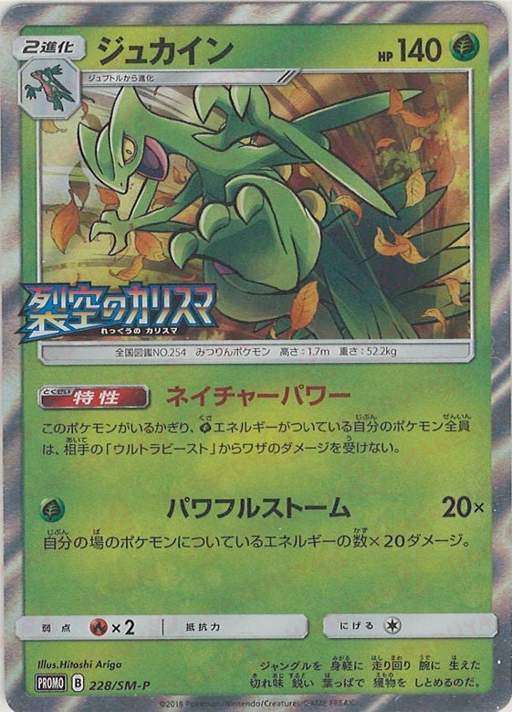 ジュカイン(PROMO){草}〈228/SM-P〉[SM-P] ｜ポケカ販売‧買取｜ 晴れる屋2