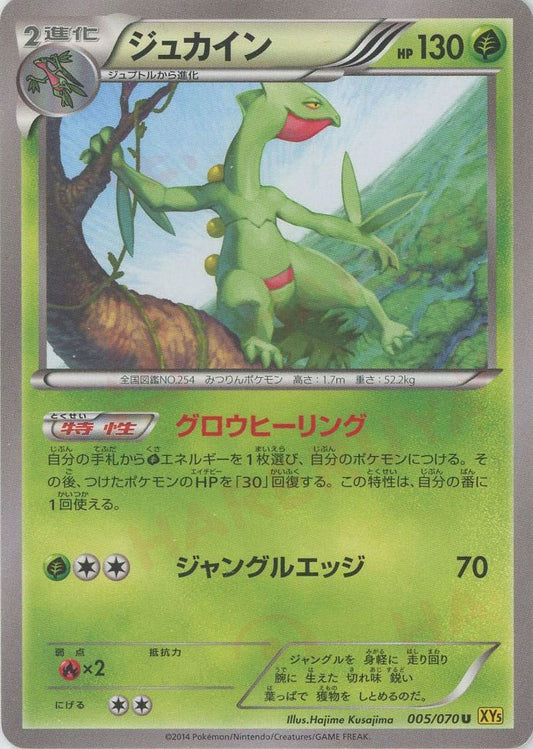 ジュカイン(U){草}〈005/070〉[XY5-y] ｜ポケカ販売‧買取｜ 晴れる屋2
