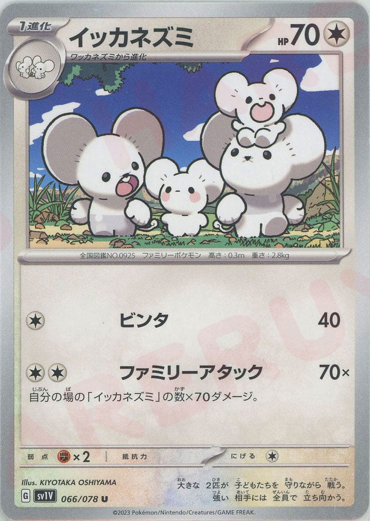 イッカネズミ(U){無}〈066/078〉[SV1V] ｜ポケカ販売‧買取｜ 晴れる屋2