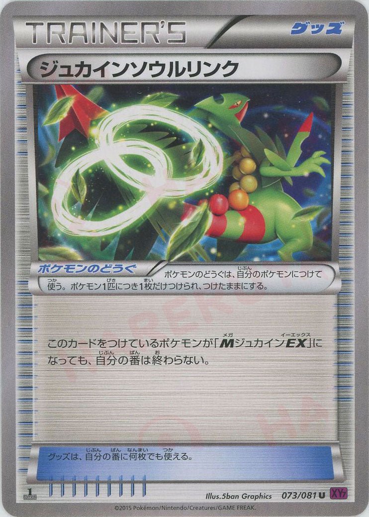 ジュカインソウルリンク(U){グッズ}〈073/081〉[XY7] ｜ポケカ販売‧買取｜ 晴れる屋2